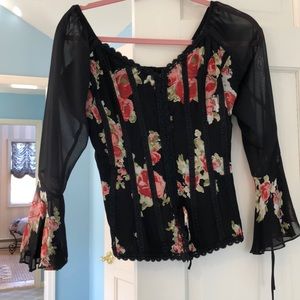 Long sleeve blouse